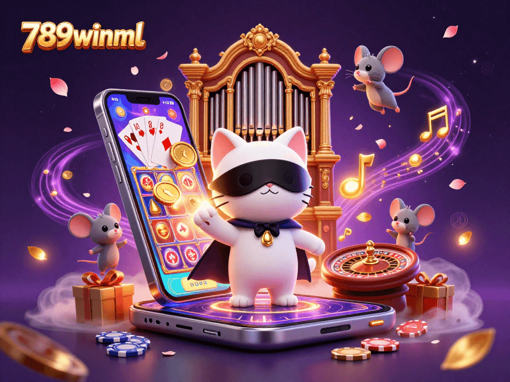 Experience thrilling gaming action at 789winml with dazzling slot games and casino elements.