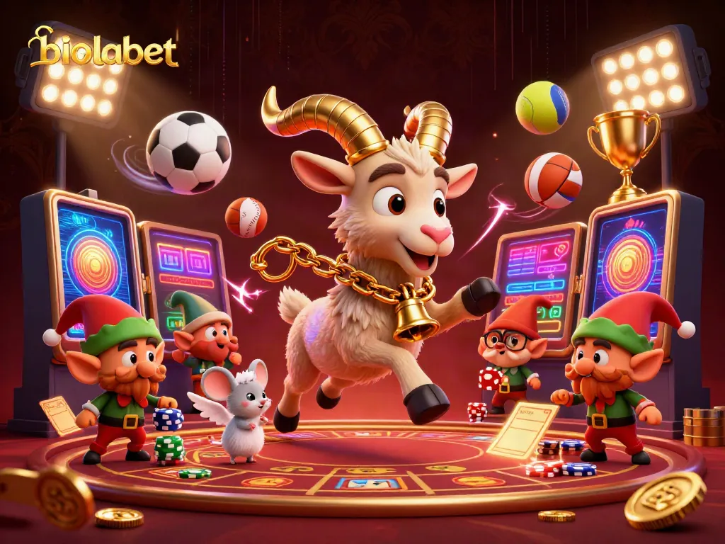 Experience the thrilling atmosphere of biolabet's unique casino with engaging characters and diverse game elements.