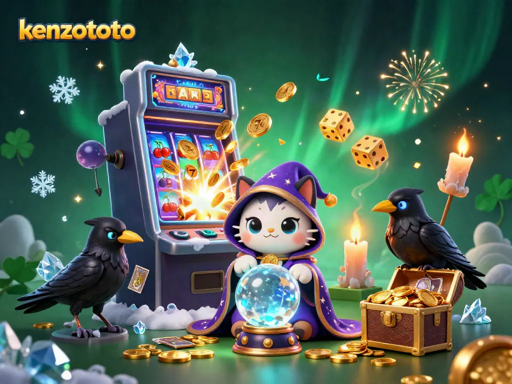 Engage with kenzototo's thrilling casino experience featuring dynamic characters and vibrant slot elements.