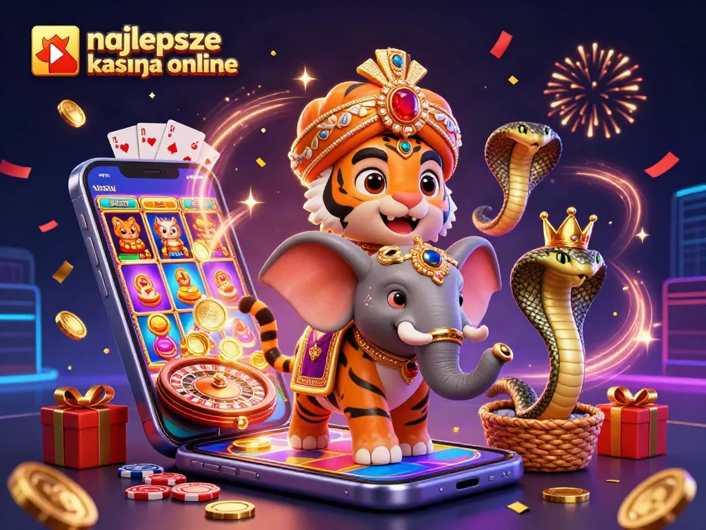 Experience the excitement of najlepsze kasyna online with dynamic elements and captivating characters in a vibrant 3D scene.