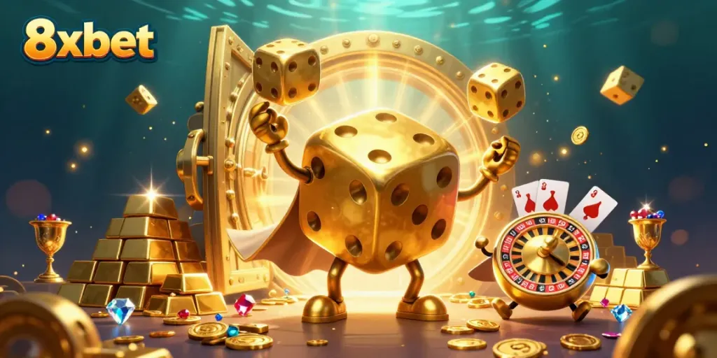 Experience thrilling games at 8xbet with vibrant casino characters and rich visuals.