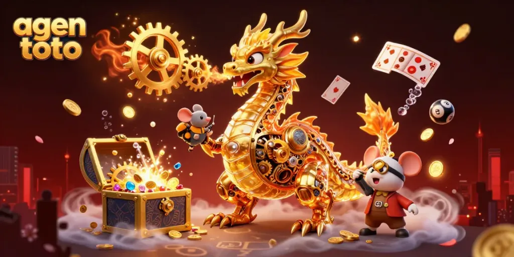 Genggam kemenangan besar dengan agen toto dalam ilustrasi kasino yang megah.