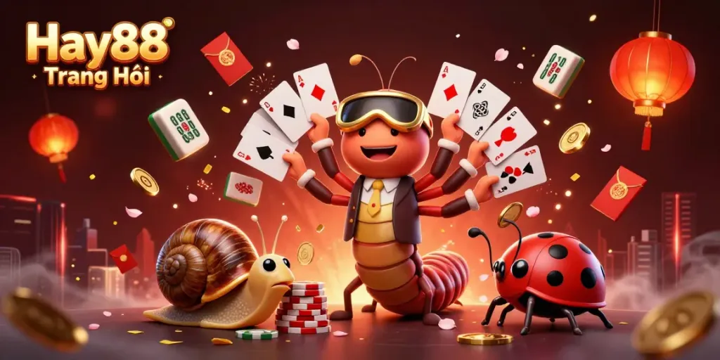Engage with the excitement of Hay88 Trang Chủ featuring its colorful dealer and high-stakes casino elements.