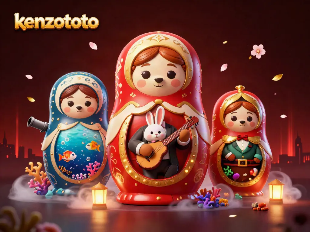 Experience the excitement of kenzototo's fish shooting game with vibrant illustrations.