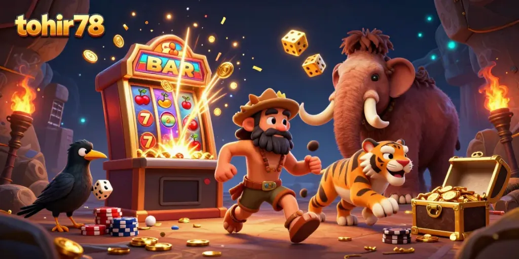 Experience thrilling gameplay with tohir78 as you explore a rich, dynamic prehistoric casino.