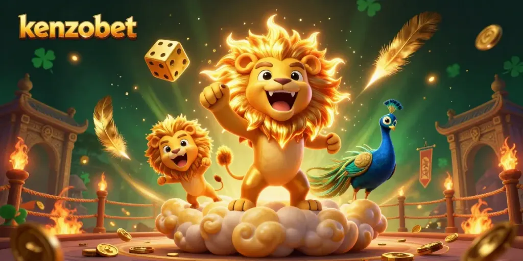 Experience winning with kenzobet's dynamic casino elements and energetic characters.