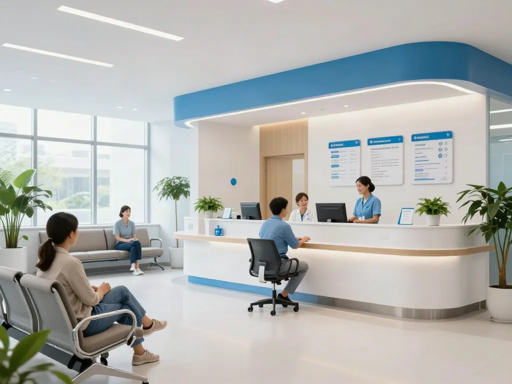 Situs slot healthcare services in a welcoming medical clinic with patient care focus.
