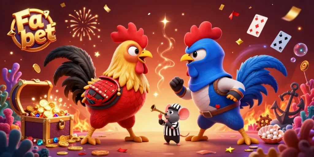 Engage in thrilling battles at Fa bet with dynamic roosters and explosive treasure!
