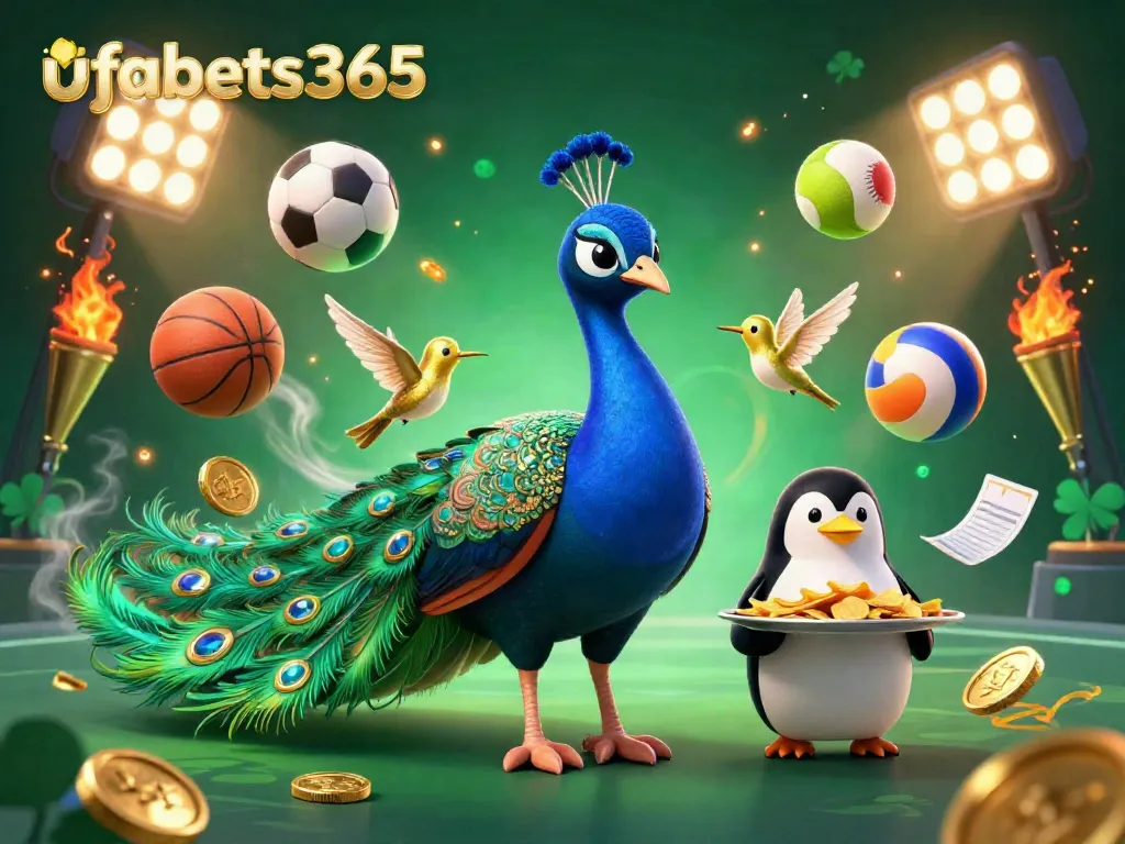 Experience thrilling gaming scenes with ufabets365 featuring vibrant characters and dynamic sports elements.