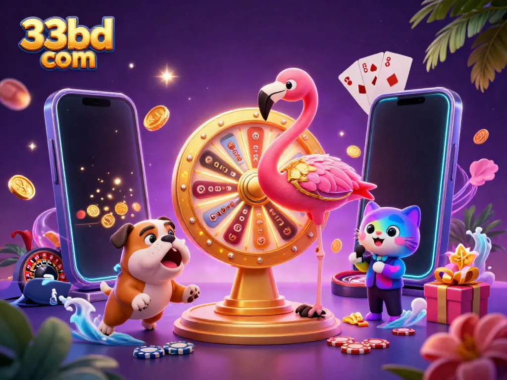 Experience thrilling wins at 33bd com with a vibrant casino scene featuring game delights and prizes.