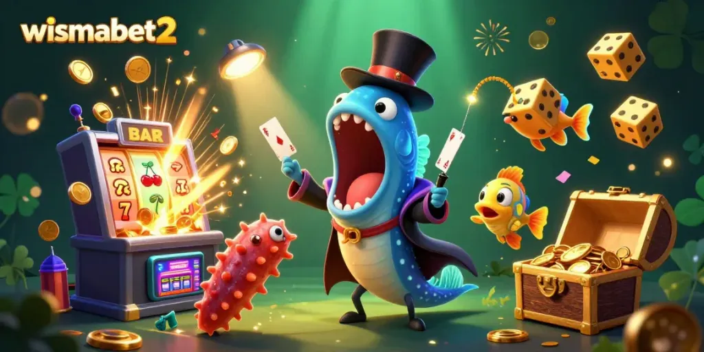Wismabet2 menyajikan aksi kasino yang menarik dengan ilustrasi kartun 3D menakjubkan.